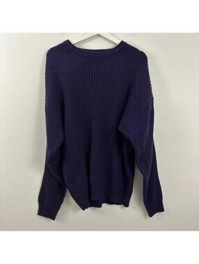 Vintage American Weekend Men’s Purple Pullover Sweater Size M